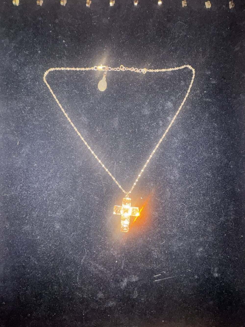 Anne Koplik Designs Crystal Cross Pendant Necklace Fashion Jewelry